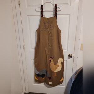 ‎OOAK handmade chicken maxi dress